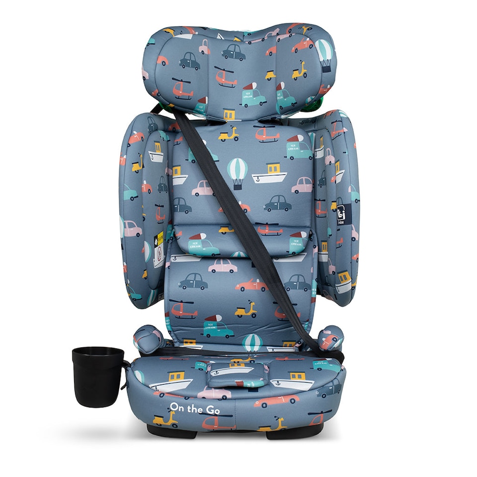 image 1 of Cosatto On The Go iSize Travel Car Seat Lightweight Foldable Booster, Quick Fit, R129 Safety