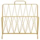 image 2 of Avento Gold Finish Magazine Rack