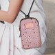 image 3 of Pre-personalised Phone Bag With Strap - Always my Daughter, forever my friend - Over 70 Titles Available