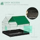 image 2 of PawHut Rabbit Cage Guinea Pig Small Animal Playpen Water Proof Roof 90x75x75 cm