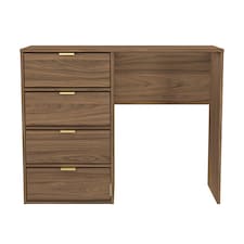 Honshu 4 Drawer Vanity in Carini Walnut (Ready Assembled) | Brown | Carini Walnut