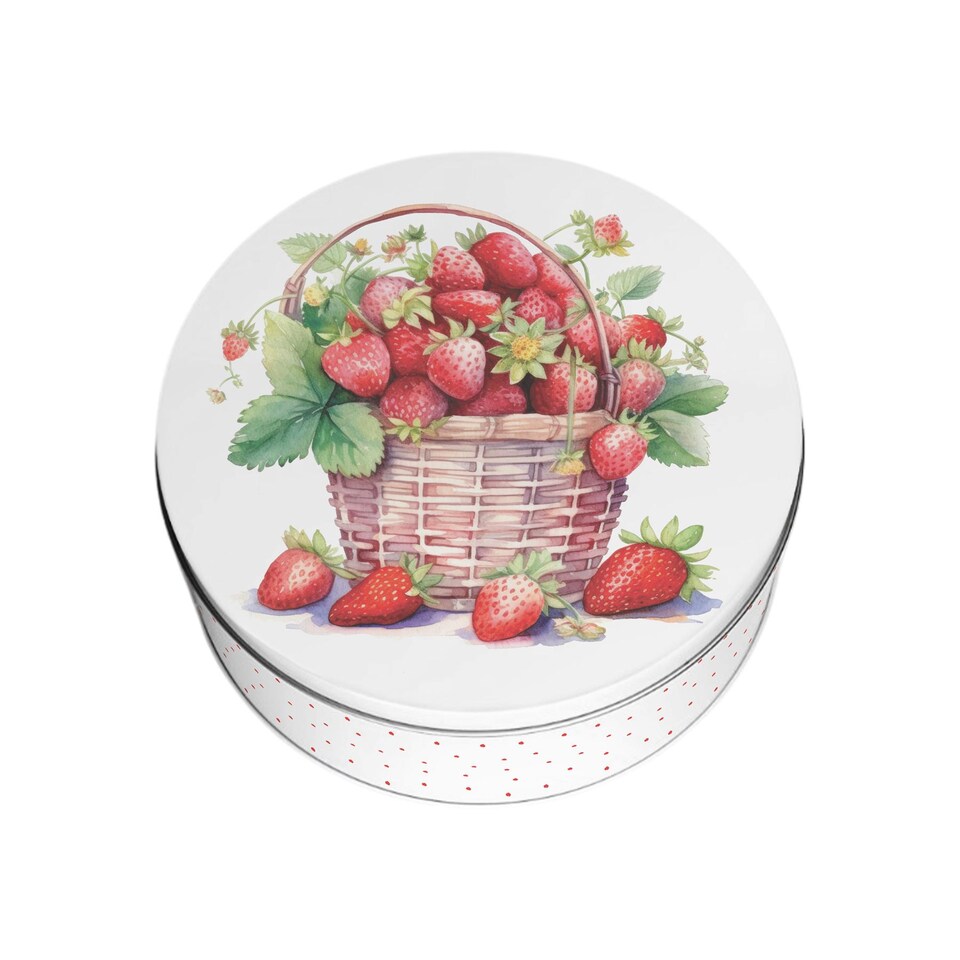 image 1 of Strawberry Basket Small Cake Tin