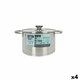 image 1 of Pot with Glass Lid Quttin Hermes Steel 4 L (4 Units) N/A
