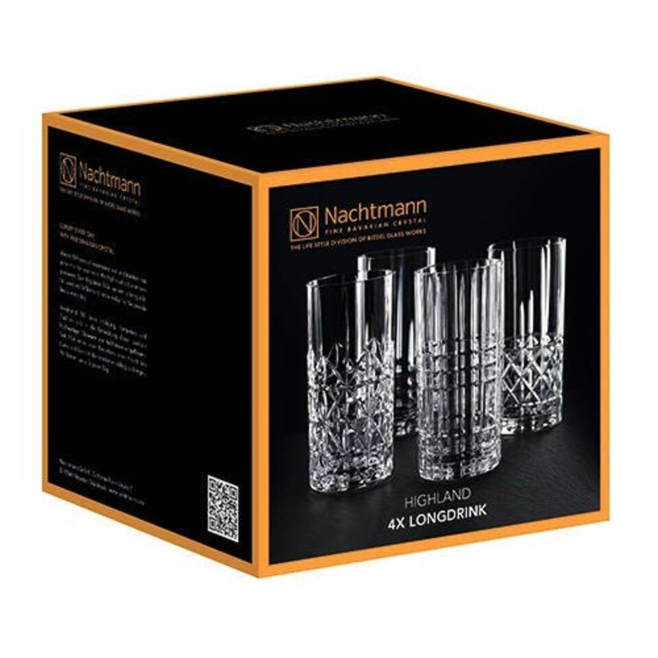 image 1 of Nachtmann Highland Long Drink Glass Set Of 4