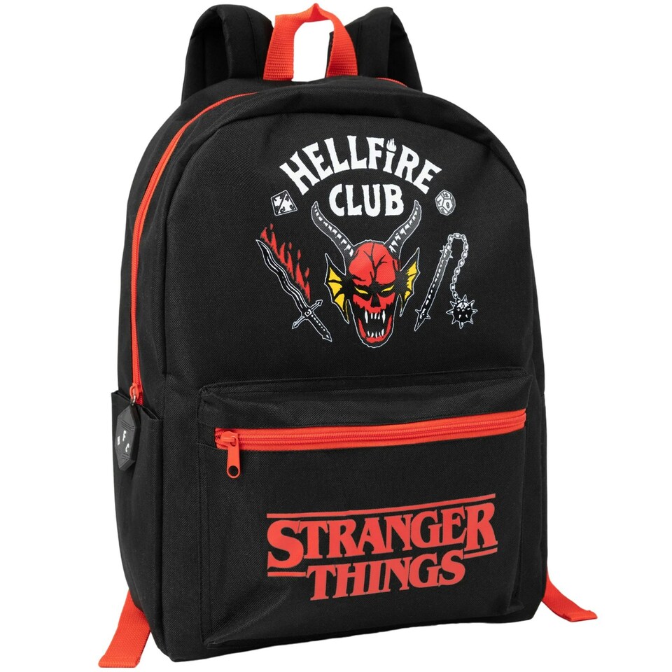 image 1 of Stranger Things Hellfire Club Backpack - Black - One Size