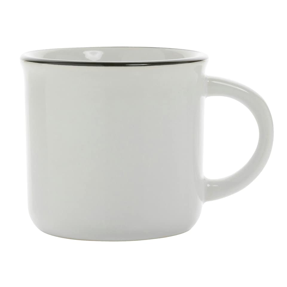 image 1 of XD Collection Vintage Ceramic 280ml Mug - White - One Size
