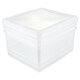 image 2 of Keeeper Set of 3 Storage Boxes 18 Litre with Lid and Air Control System - Transparent