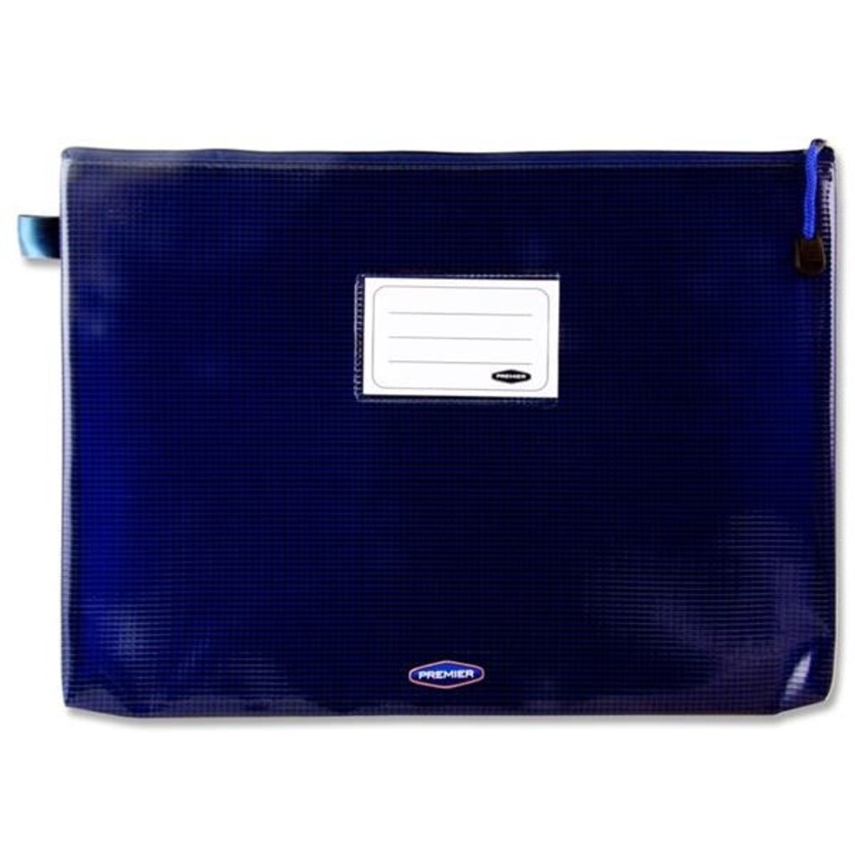 image 1 of A4+ Extra Durable Admiral Blue Mesh Wallet by Premto