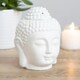 image 2 of White Buddha Head Oil Burner