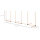 image 4 of PawHut Dog Agility Weave Poles Training Obstacle Course Set with Whistle