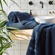 image 2 of Hotel Luxury Heavyweight 800GSM Towels - 100% Cotton Blue | Navy | Hand towel