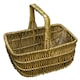 image 1 of Medium Southport Wicker Shopping Basket | Brown | Brown