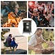 image 6 of Outsunny Camping Cupboard Aluminium Foldable Kitchen Station w/ Carrying Bag
