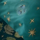 image 4 of Catherine Lansfield Enchanted Twilight Animals Reversible Duvet Cover Set | Green | Forest Green