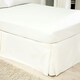 image 2 of Belledorm 200 Thread Count Egyptian Blend Platform Valance - White - Double