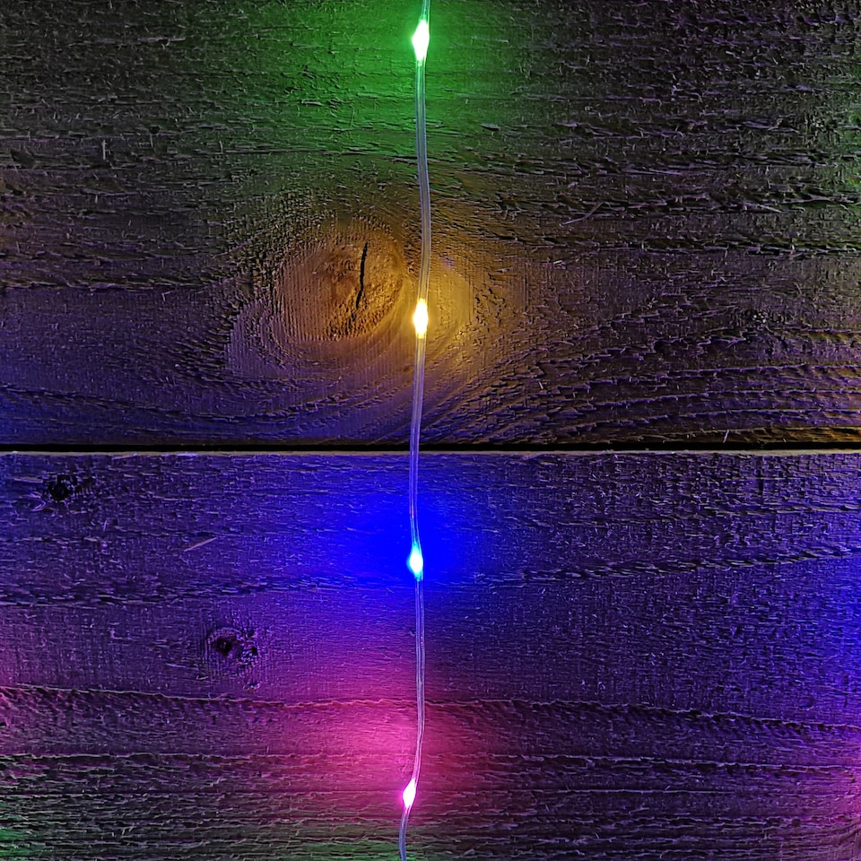 image 1 of 2.1m 300 LED Indoor Outdoor Party Curtain Christmas Lights in Multi-Coloured