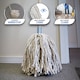 image 5 of Traditional Pure Cotton Yarn Mop Galvanised Metal Socket Mop with Handle