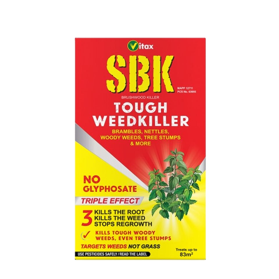 image 1 of Vitax SBK Brushwood Killer 250ml Tough Weedkiller for Brambles Nettles Tree Stumps & Woody Weeds Fast-Acting