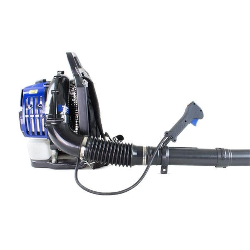 image 1 of Hyundai 52cc Backpack Petrol Leaf Blower, 170mph Air Speed, 2-Stroke HYB5200