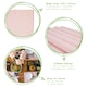 image 2 of Nicola Spring Cotton Fabric Placemats - Baby Pink - Pack of 6 | Pink | Pink