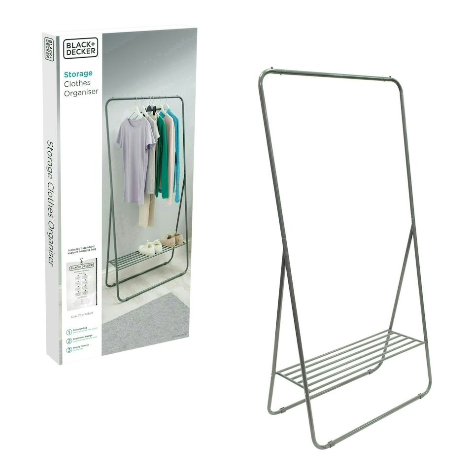 image 1 of BLACK+DECKER Free Standing Clothes Rail