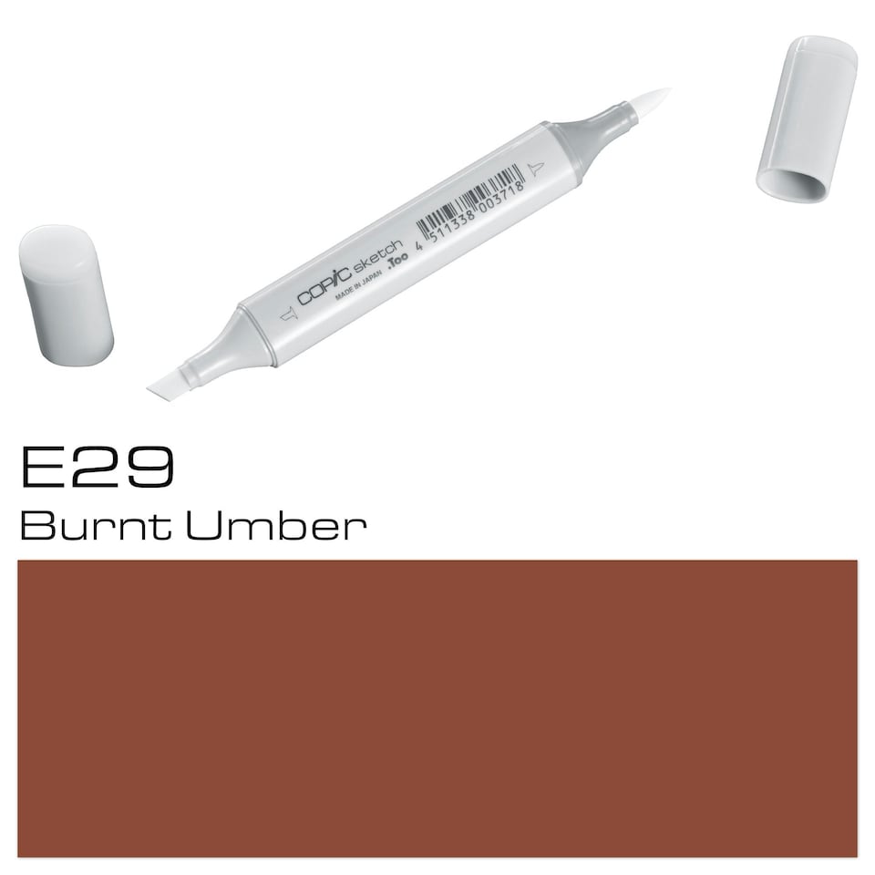 image 1 of Copic Sketch Marker, Burnt Umber, Single Pen
