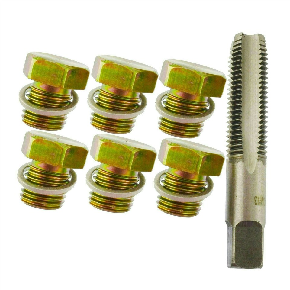 image 1 of Sump Plug / Oil Drain Repair / Rethreader Kit M12 - M13 Thread AN044