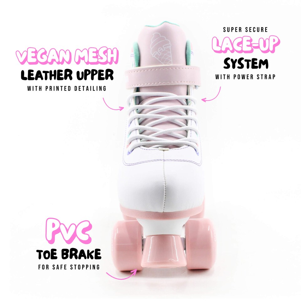 image 1 of CREAM Scoop Quad Roller Skates, Adjustable