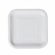 image 2 of Plate set Algon Disposable White Cardboard Squared 20 cm (36 Units) N/A