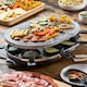 image 2 of Cooks Professional Electric Raclette Grill 1200W with Stone Plate, Fondue Pans & Spatulas