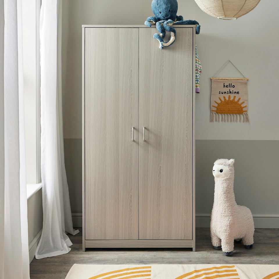image 1 of Babymore Caro Mini 3 Piece Room Set - Grey Wash