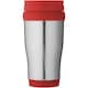 image 2 of Bullet Sanibel Insulated Mug (Pack of 2) - Silver/Red - 12 x 18 x 8 cm