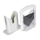 image 7 of KitchenCraft Bagel Slicer White Plastic Carbon Steel