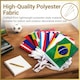 image 5 of 48 Flags Bunting 10m/33ft for World Cup 2026 Football Qualified Countries Double Sided Polyester Banner 14 x 21cm for FIFA Football Party Decorations