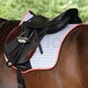 image 2 of Weatherbeeta Prime Reflective Horse Saddlepad - Silver/Pink - Full