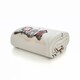 image 5 of Sheringham Soft Coral Fleece Printed Throw