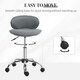 image 9 of HOMCOM Office Chair Beauty Salon Rolling Technician Stool Chair Grey