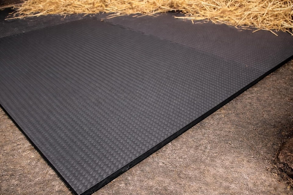 image 1 of Actiasmat EVA Horse Stable Mat – 6ft x 4ft (1.82m x 1.22m), 34mm Thick, Straight Edge Design