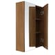 image 5 of Vida 2 Door Oak Effect Wall Cabinet Cream