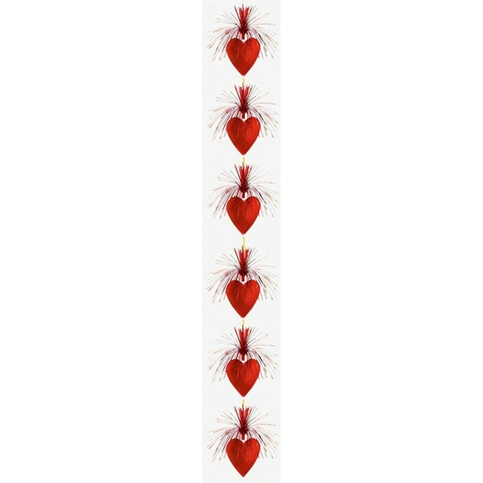 image 1 of Amscan Heart Party Decoration - Red - One Size