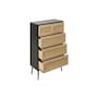 image 4 of Croxley 5 Drawer Rattan Chest