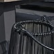 image 3 of ValueLights Outdoor Black Wire Vase Candlelight Lantern