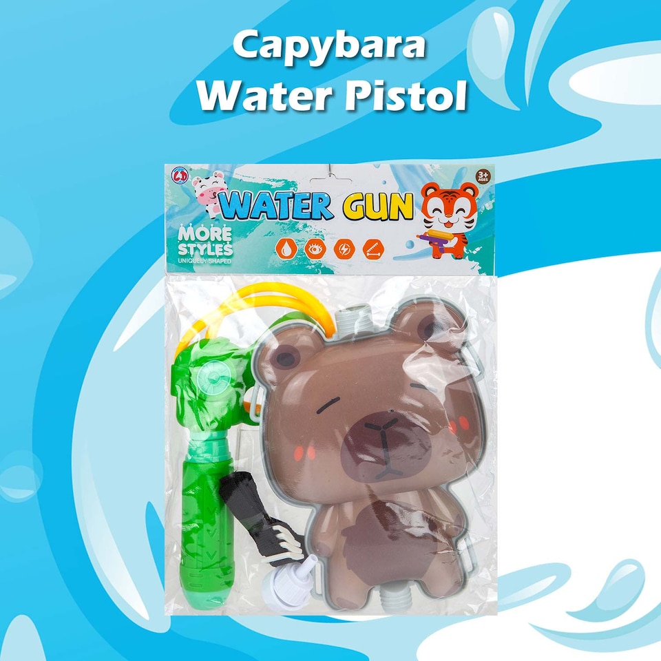 image 1 of vfm-estore Animal Backpack Water Gun Pistol - Compact 16cm x 22cm