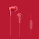 image 2 of Wired In Ear Headphones  in Red