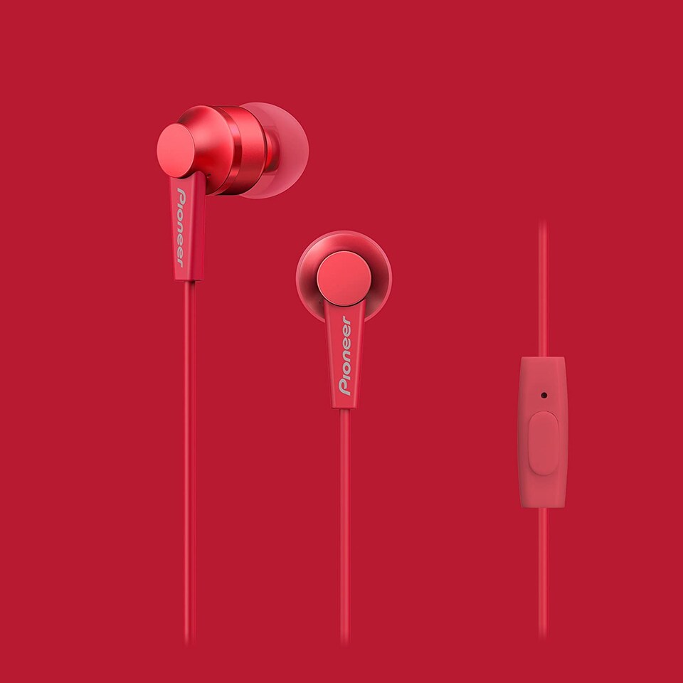 image 1 of Wired In Ear Headphones  in Red