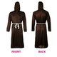 image 4 of Adults Brown Medieval Monk with Cross Brown | L