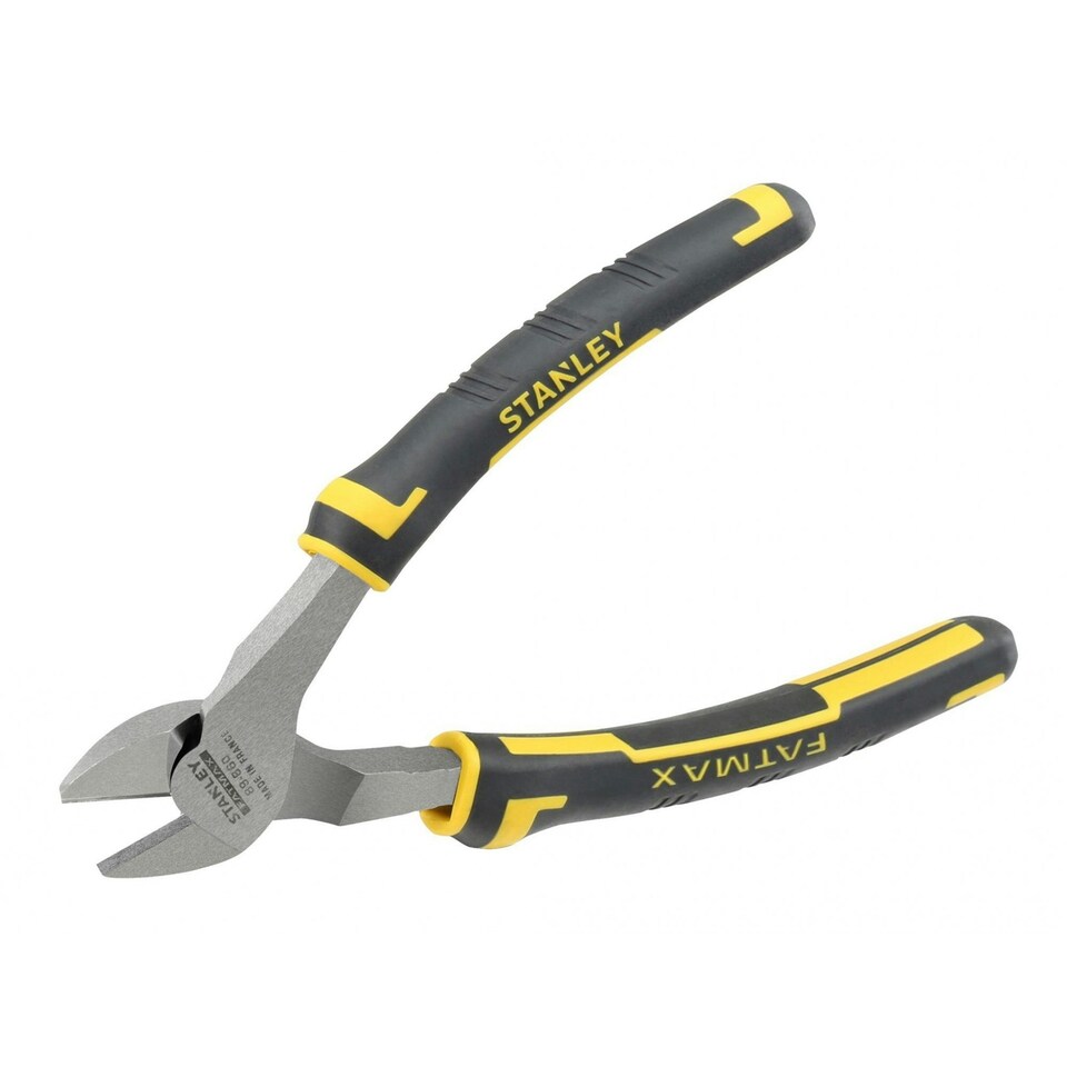 image 1 of Stanley Hand Tools Fatmax Angled Diagonal Cutting Pliers - Multi Colour - 160mm (6.1/4in)