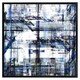 image 2 of Blue grunge pattern (Picutre Frame) Grey | S