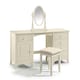 image 2 of Stone White Dressing Stool