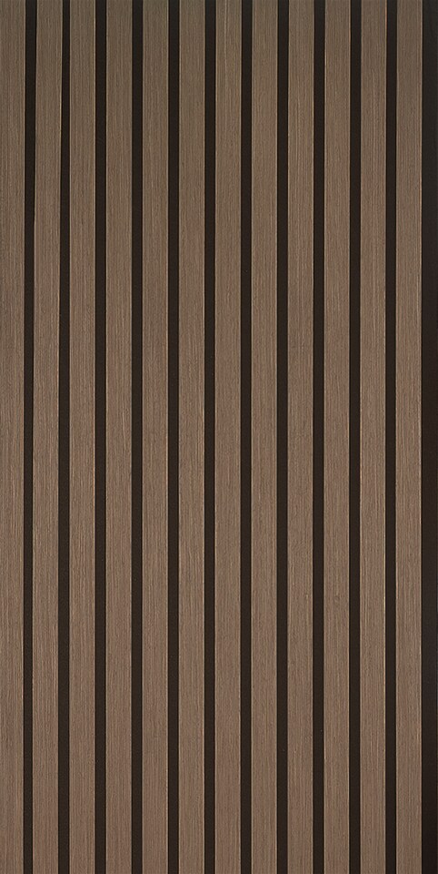 image 1 of Fuse Acoustic Wooden Wall Panel in Smoked Oak, 1.2m x 0.6m